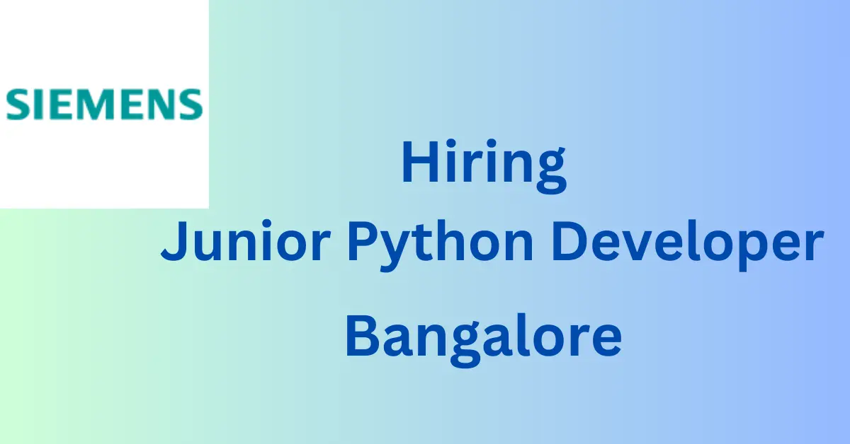 Junior Python Developer