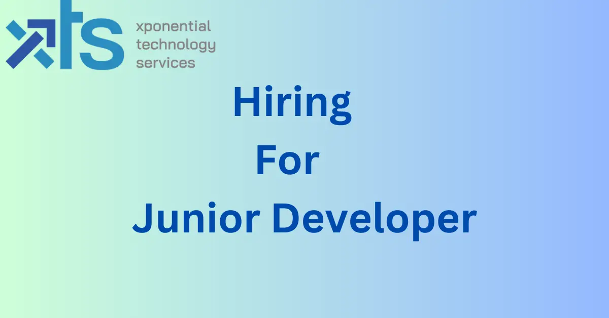 XTS hiring Junior Developer-Pune